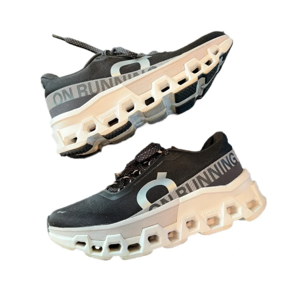 ON Running Cloudmonster 2 Running Shoe Black Frost Womenâs 6.5 - Picture 8 of 15